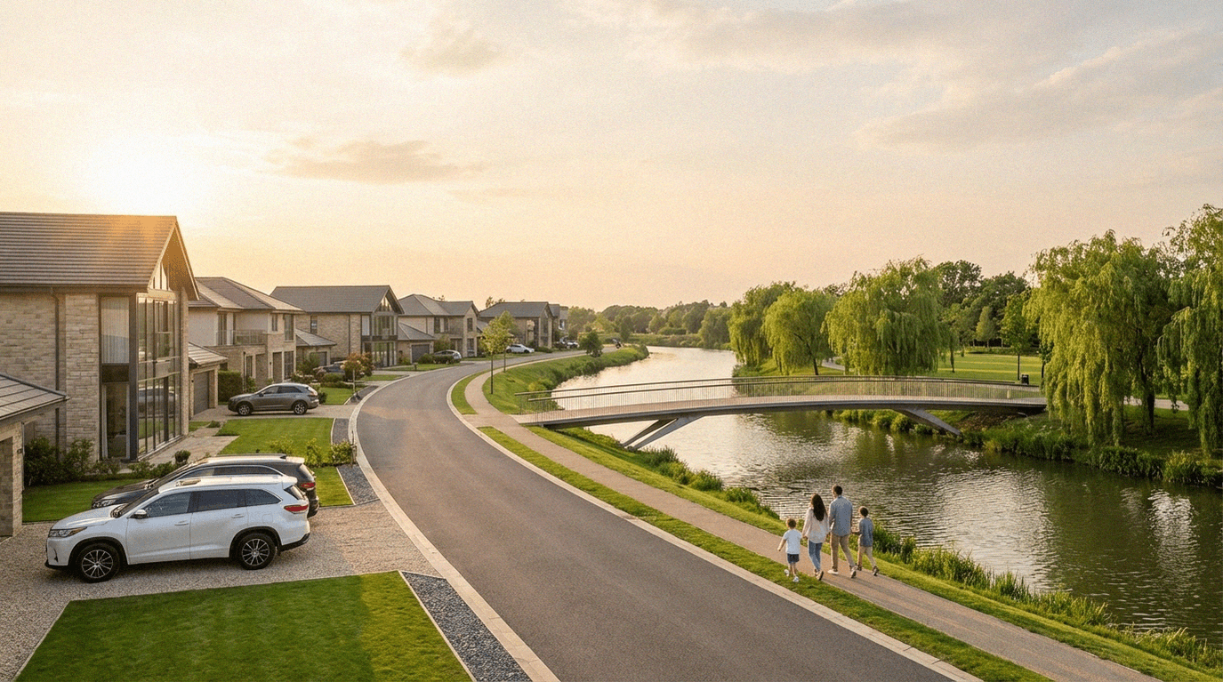 Красивый загородный дом в Бобровском иллюстрирующий пошаговый план покупки недвижимости